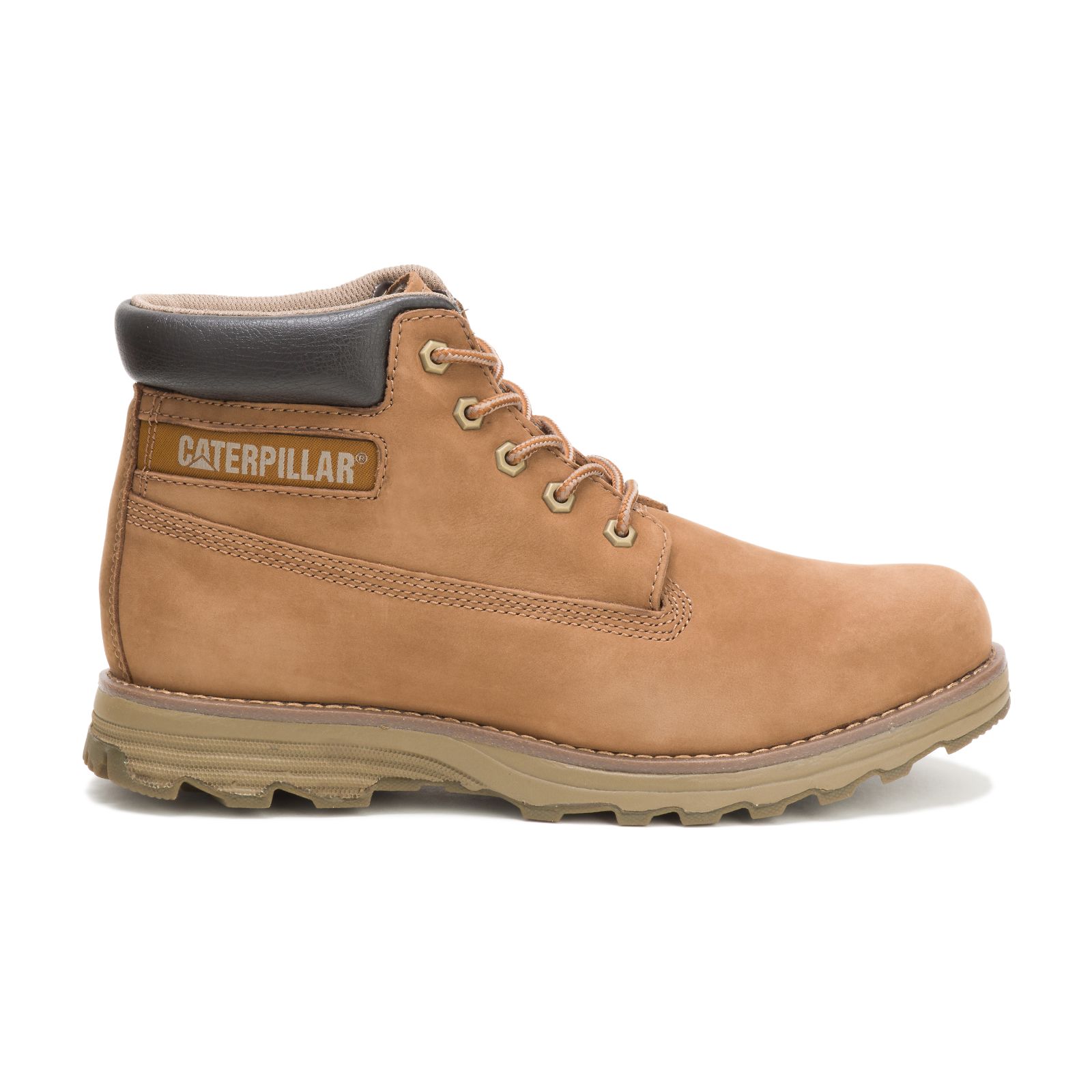 Caterpillar Boots Pakistan - Caterpillar Founder Mens Work Boots Brown (178259-DJA)